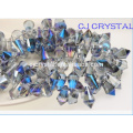 Machine Cut glass cylinder shape beads